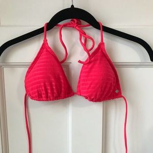 Billabong Pink Triangle Bikini Top
